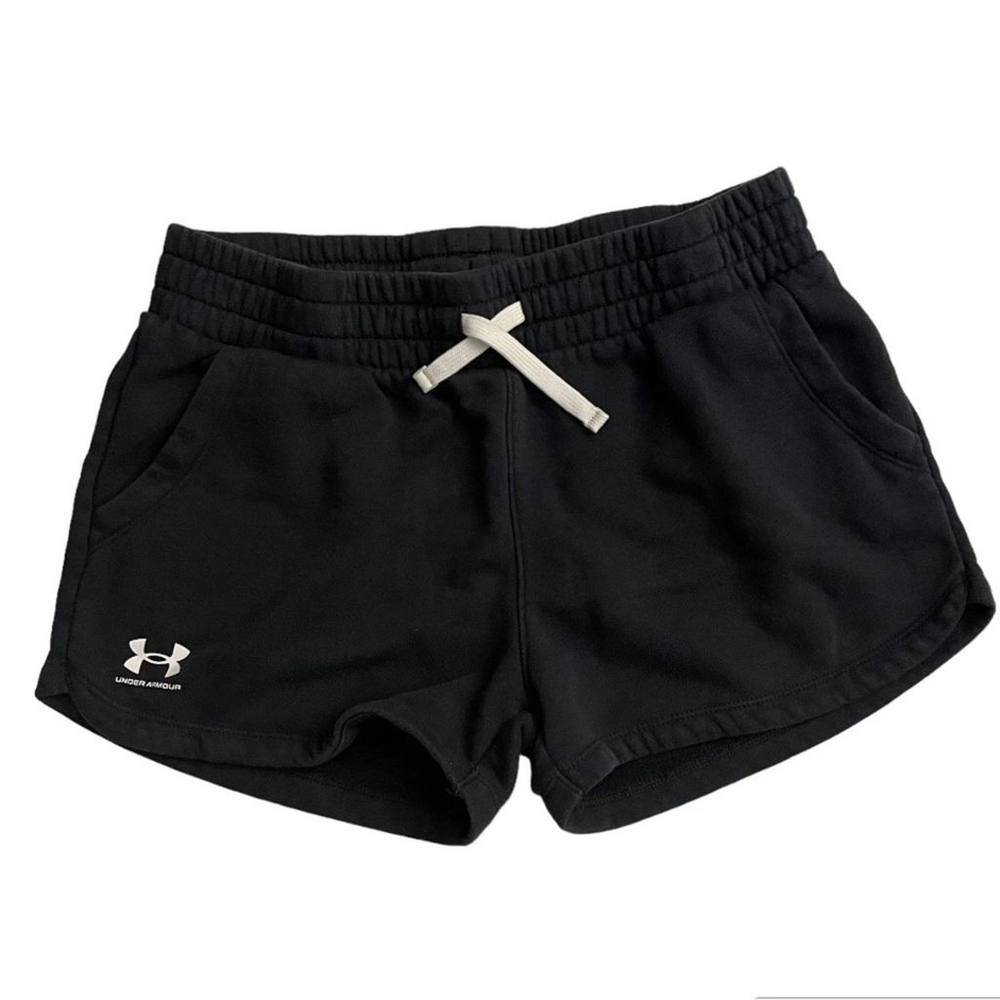 Under Armor Navy Shorts with Pockets Size youth large size